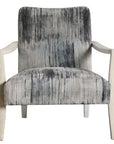 Watercolor - Chenille Accent Chair - Gray