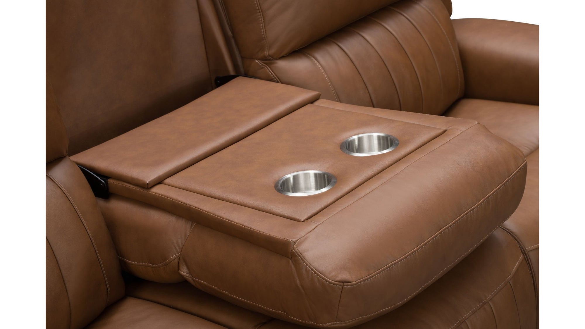 Pierce - Power Sofa With Power Recline, Power Headrest Drop Down Table With Two Cup Holders -Zero Gravity, Lumbar