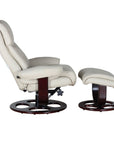 Dawson - Swivel Pedestal Recliner And Ottoman