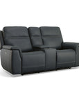 Sawyer - Power Reclining Loveseat With Console, Power Headrests, Lumbar