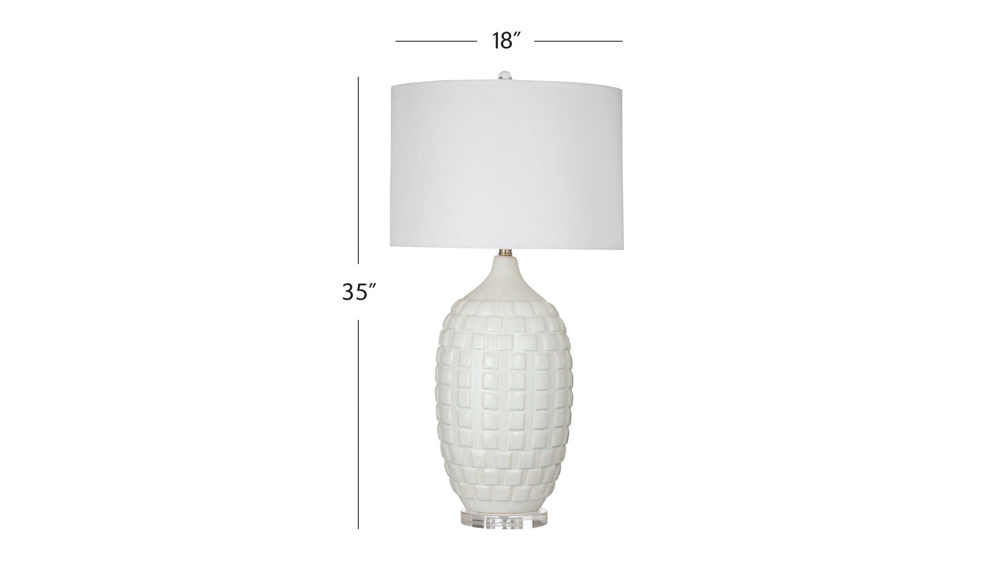 Sesser - Table Lamp - White