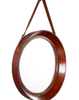 Milo - Hanging Mirror - Saddle