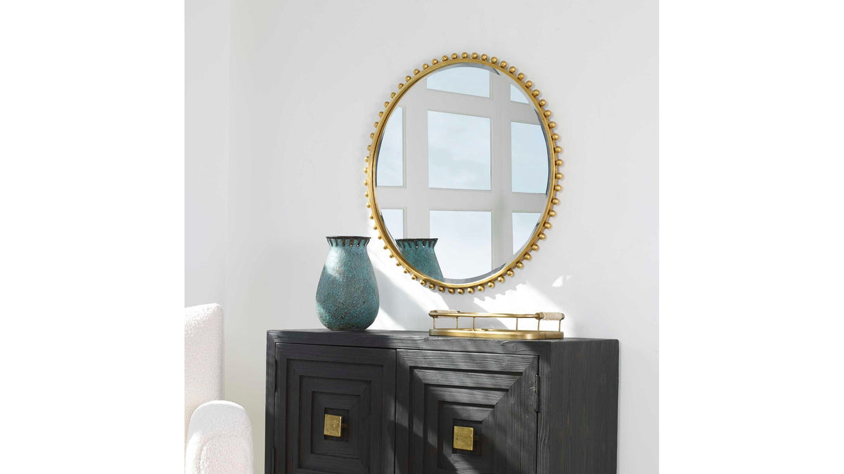 Taza - Round Iron Mirror