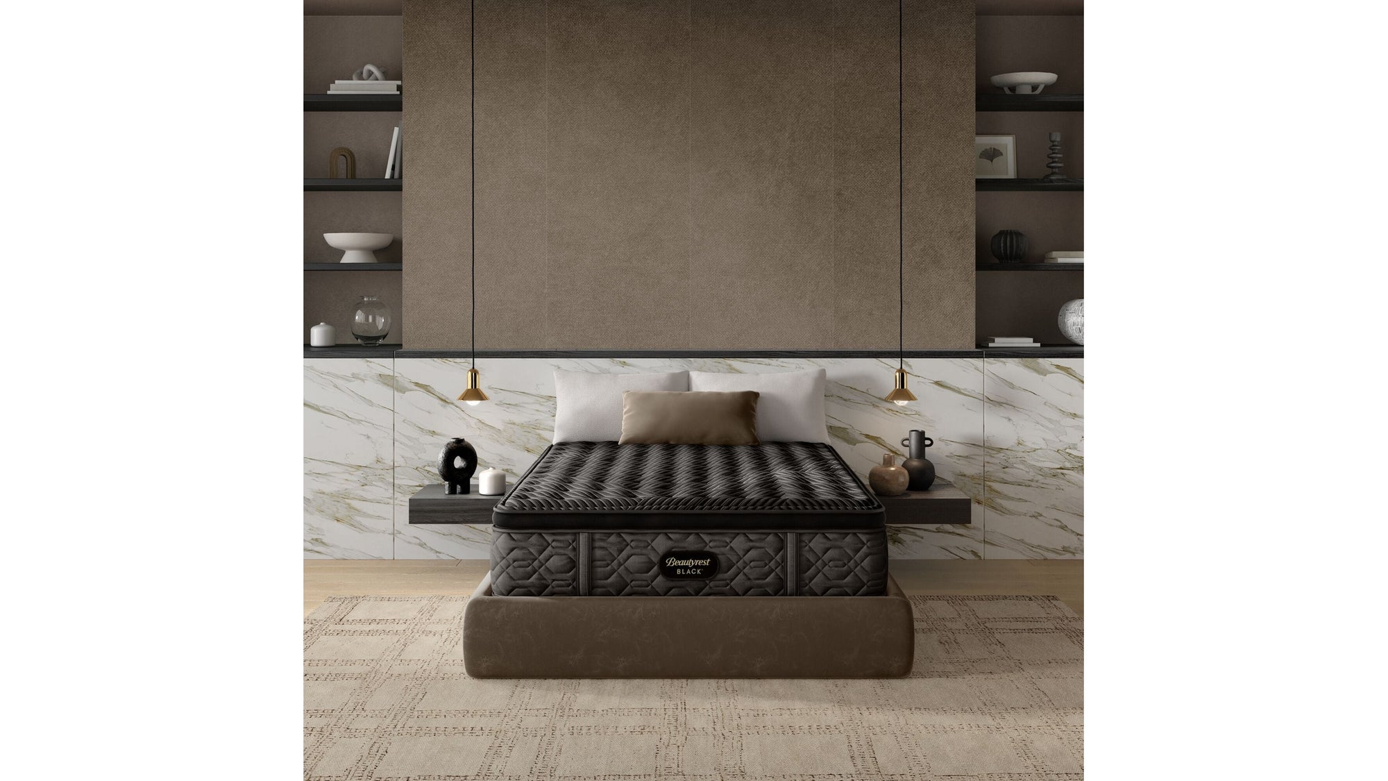 Beautyrest Black - 14.25" Series One Firm Pillow Top Mattress