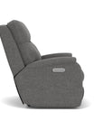 Penn - Transitional Fabric Power Rocking Recliner With Power Headrest & Lumbar