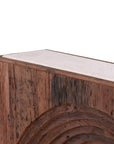 Cole - Console - Dark Brown / Beige