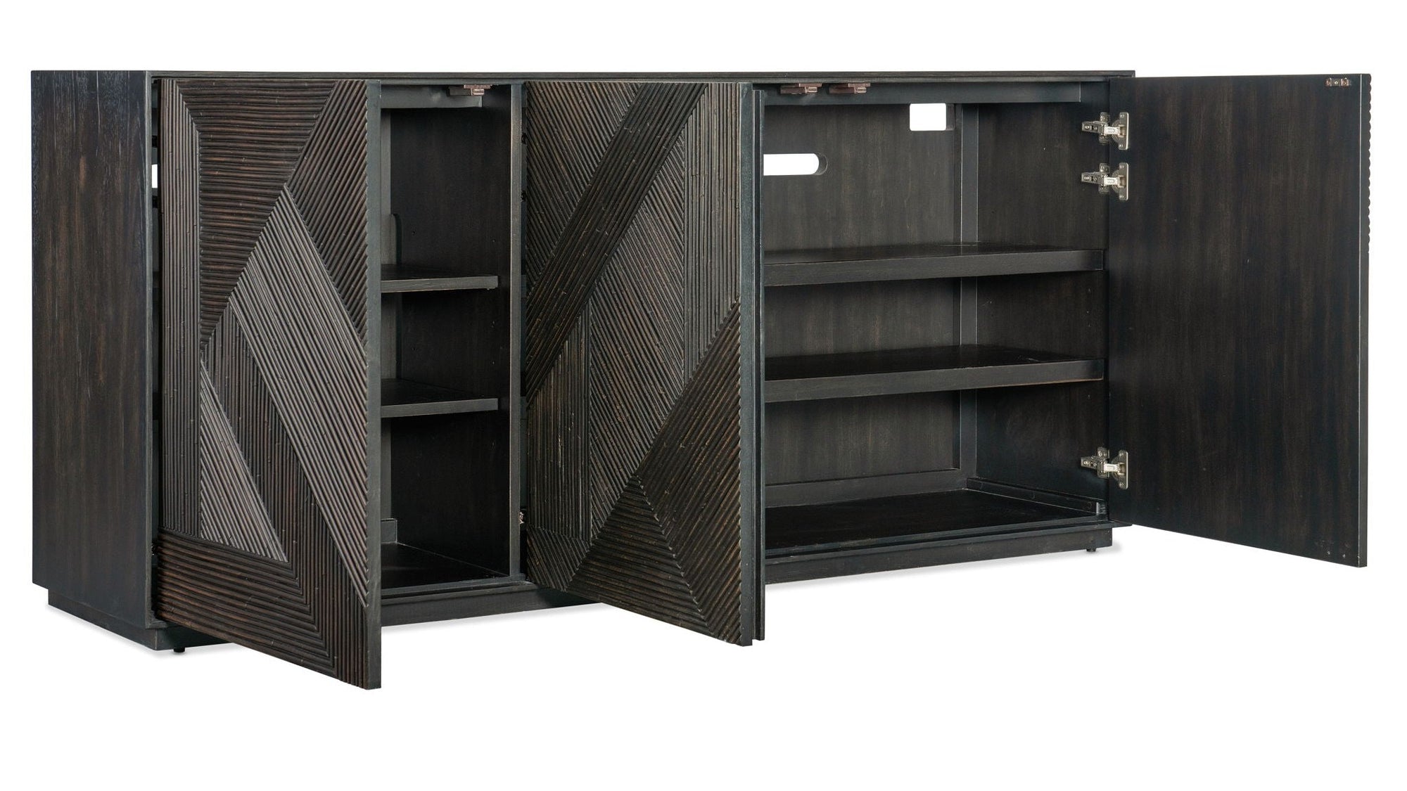 Retreat - Entertainment Credenza - Dark Brown