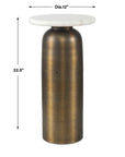 Reiss - Drink Table - Bronze / White