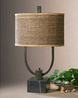 Stabina - Metal Table Lamp - Dark Brown