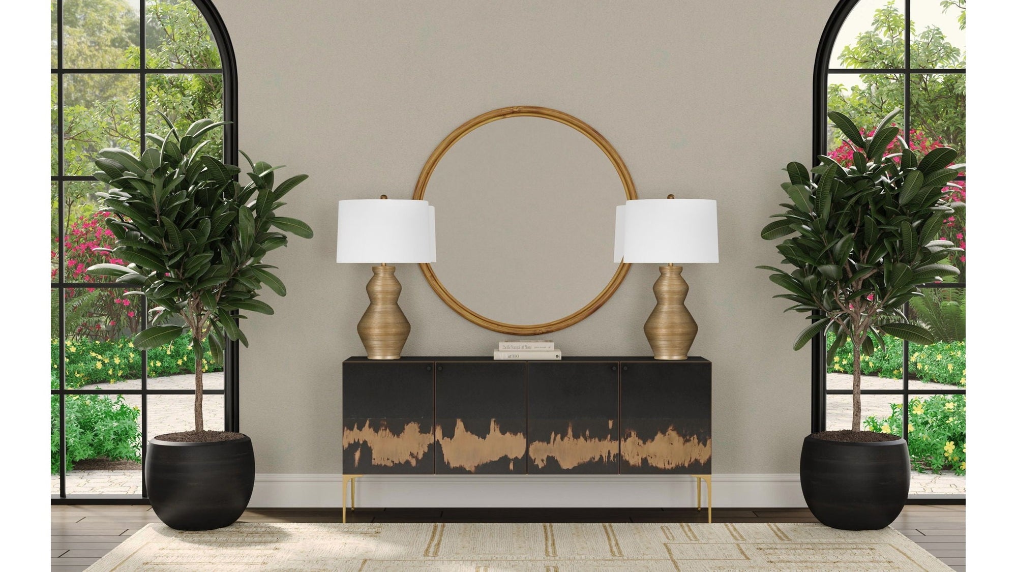 Panola - Table Lamp - Gold