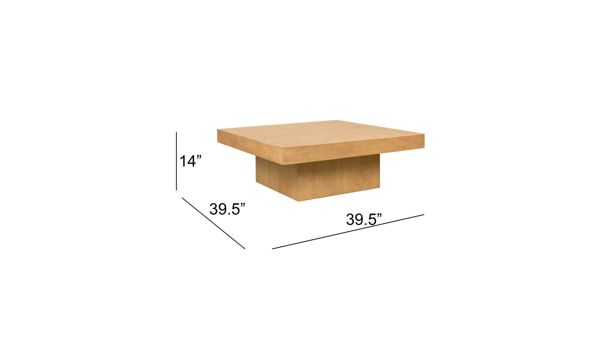 Padula - Coffee Table - Light Oak