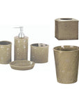 Savannah - Bathroom Sets (Set of 6), 2 Per Carton - Taupe