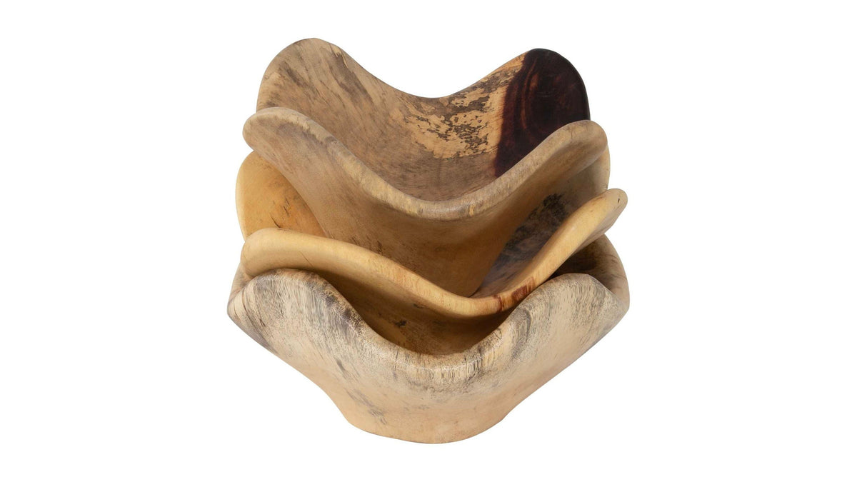 Tamarine - Wood Wall Art (Set of 3) - Light Brown