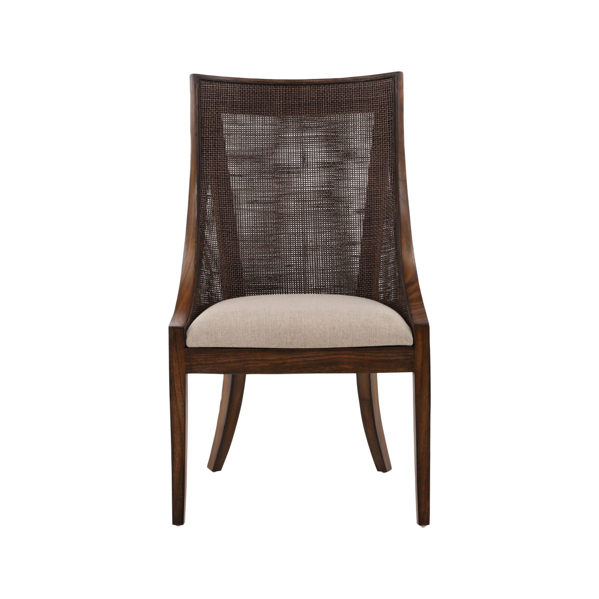 Robertson - Dining Chair - Dark Brown / Beige