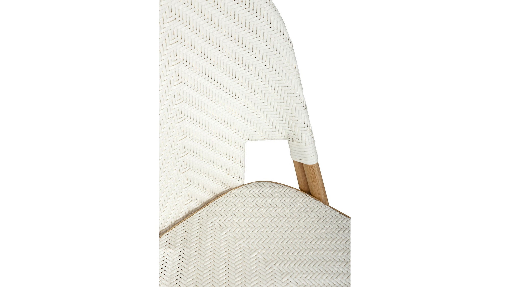 Jade - Side Chair Set of 2 - White / Light Brown