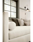 Tide & Timber - Linen Upholstery Day Bed With Twin Mattress And 4 Legs