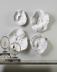 Sea Coral - Wall Art (Set of 4) - White