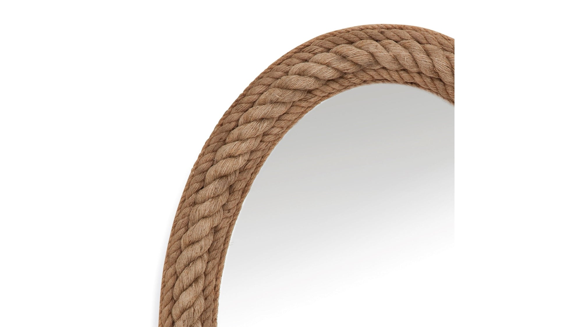 Rope - Wall Mirror - Light Brown