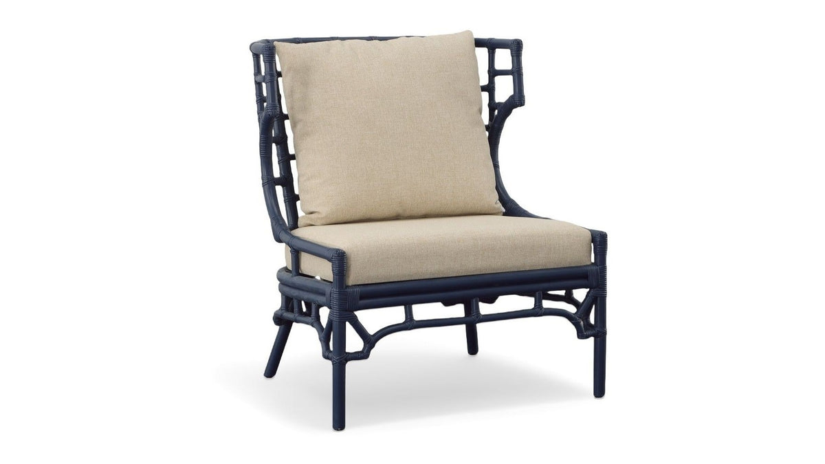 Palma - Occasional Chair - Blue / Beige