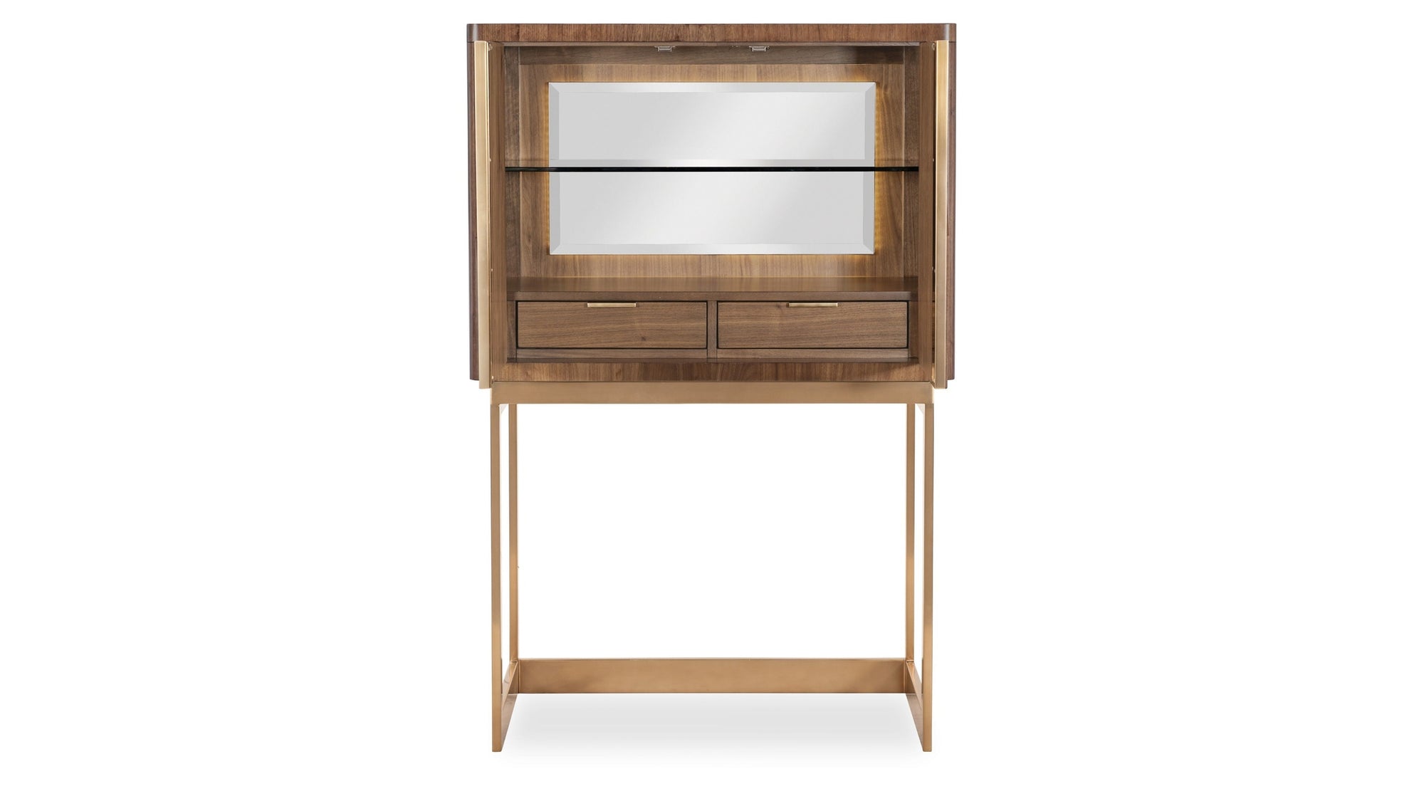Eleana - Bar On Stand - Medium Wood