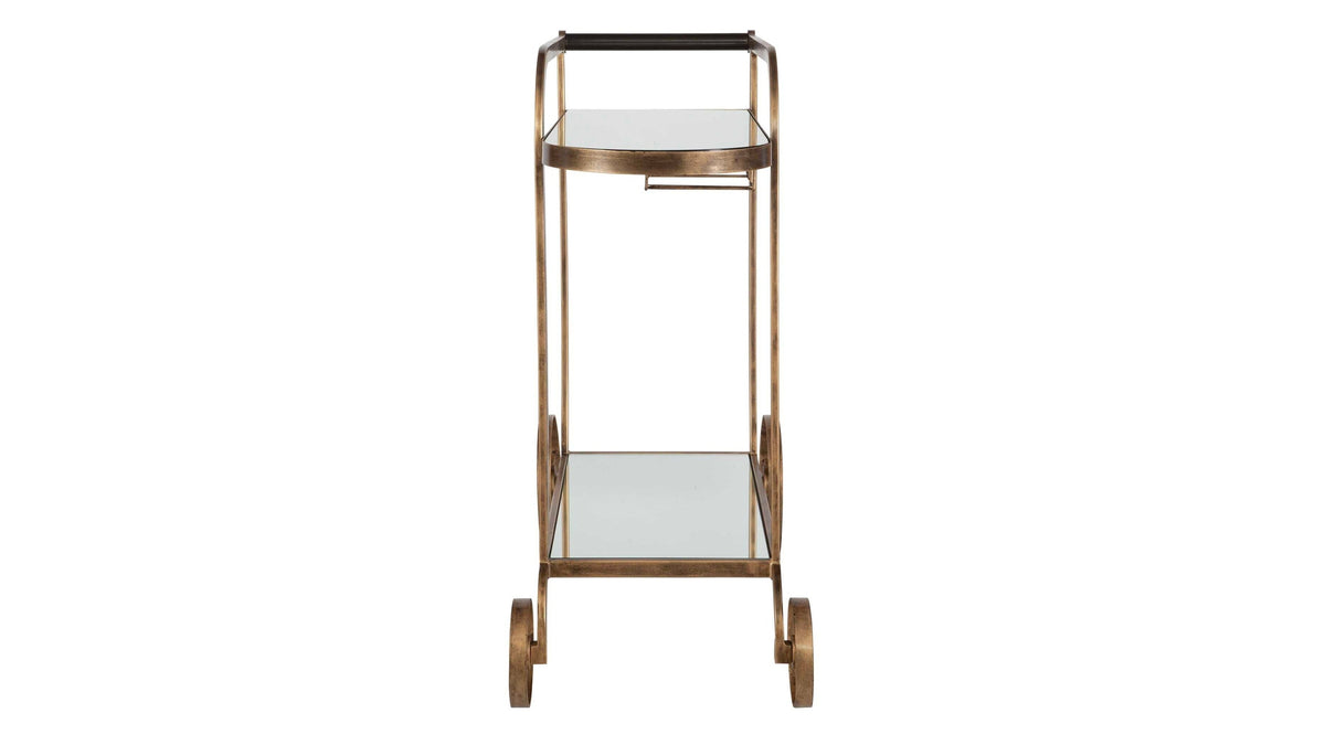 Carrinho - Antique Bar Cart - Brass