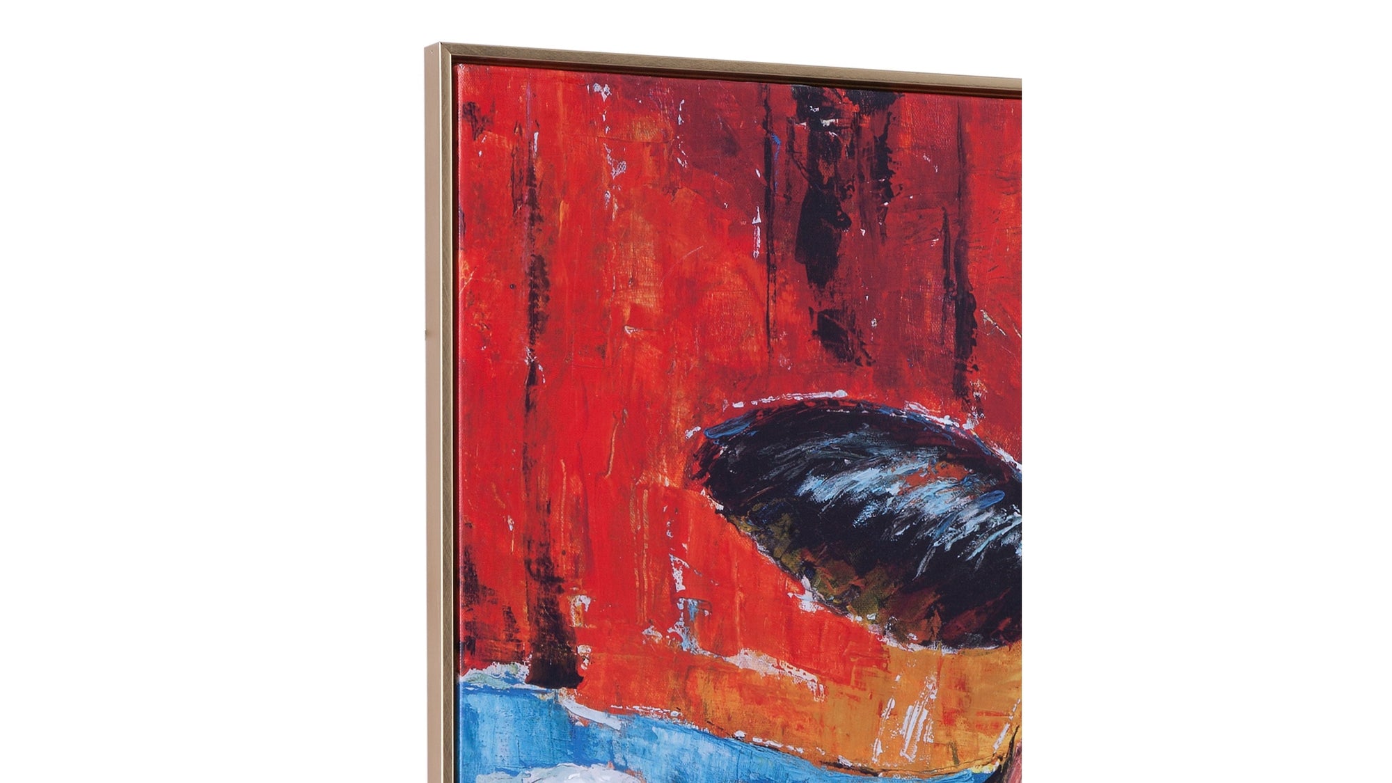 Cool Dude Framed Canvas - Red