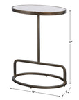 Jessenia - Marble Accent Table