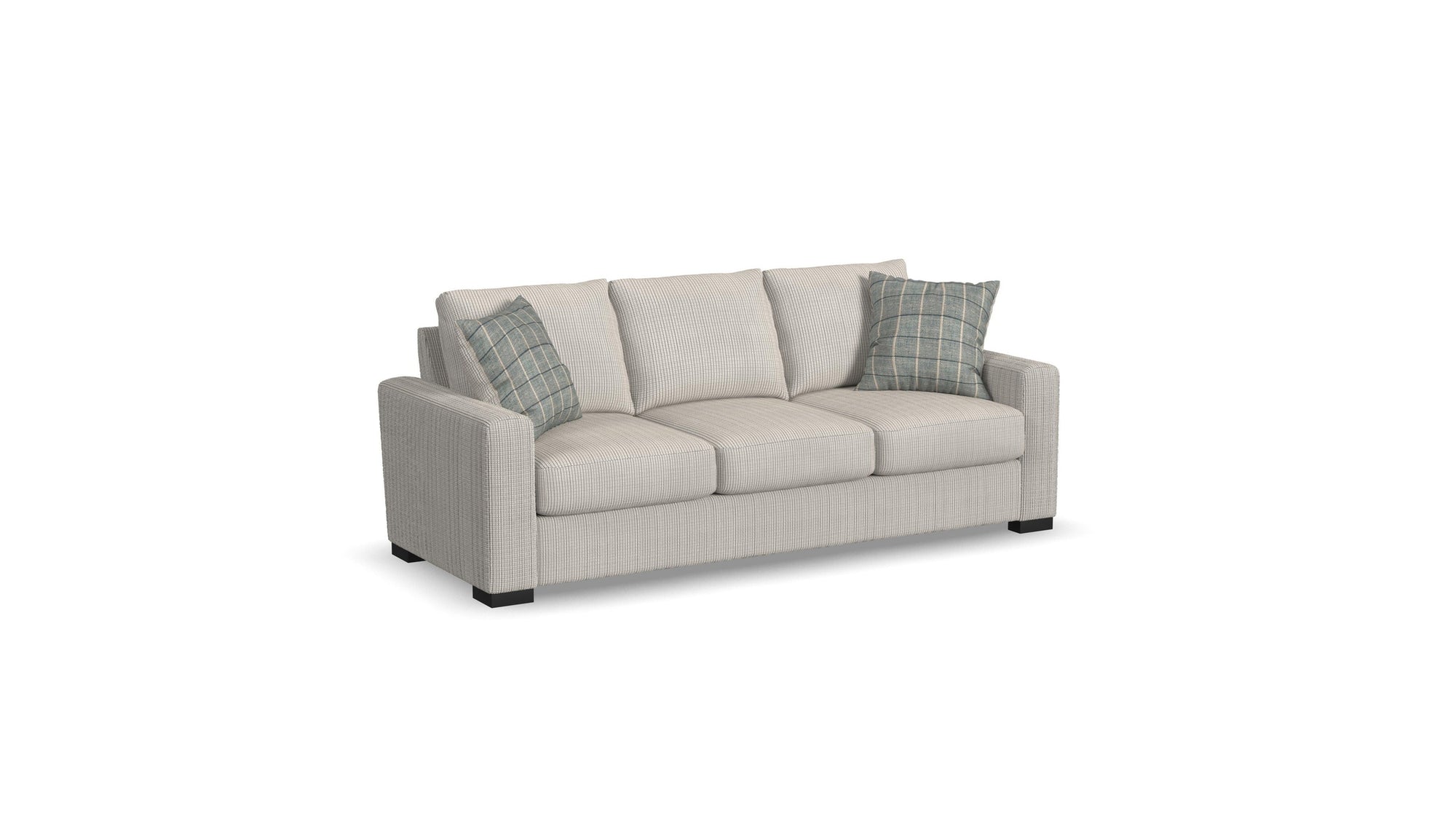 Theodore - Fabric Stationary Three-Cushion Sofa