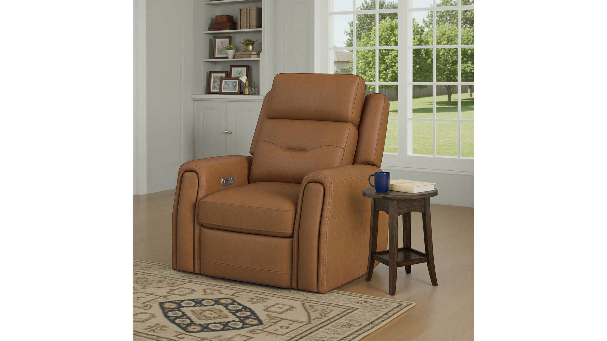 Felix - Power Recliner With Power Headrest, Lumbar, Heat &amp; Massage