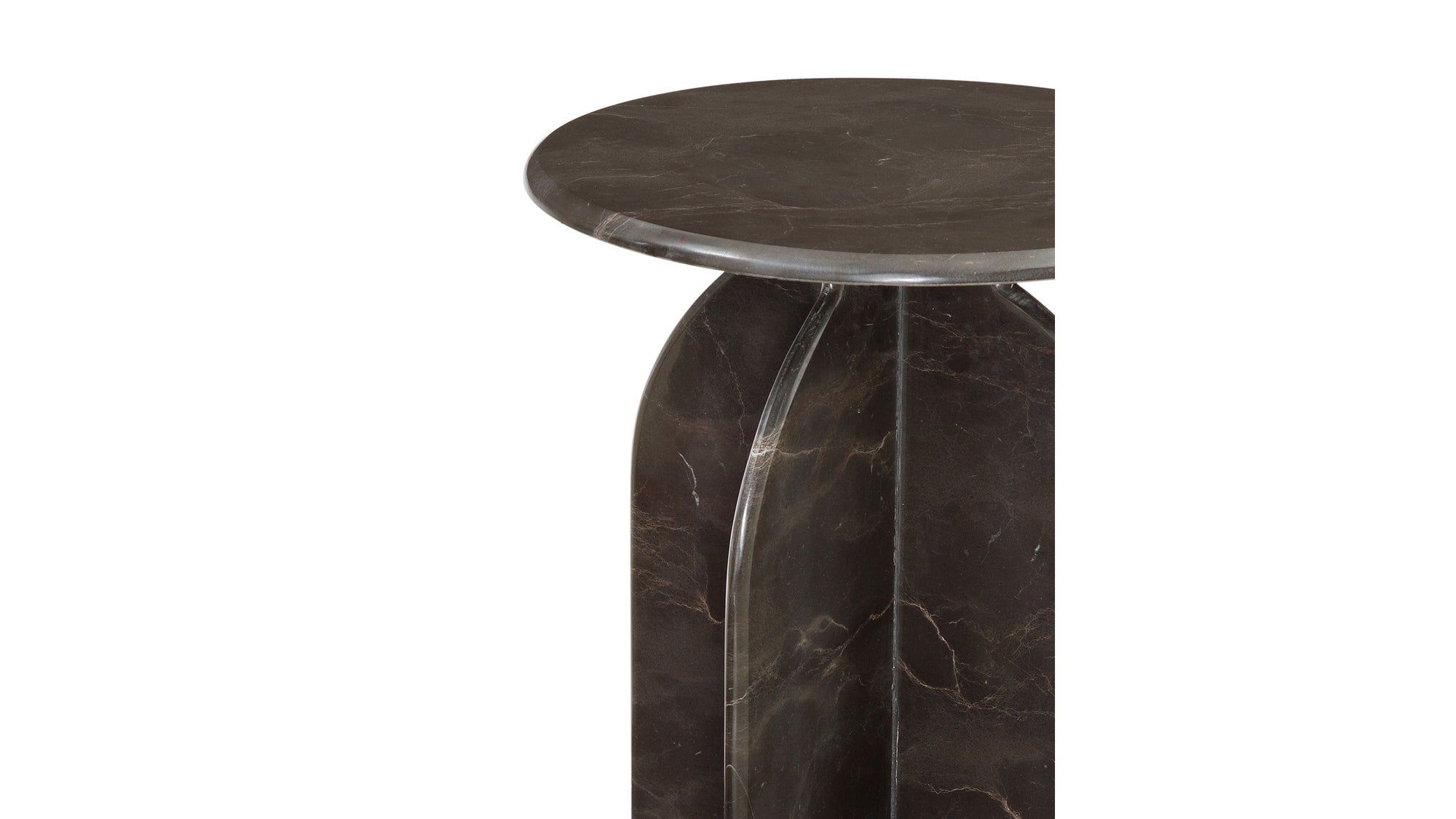 Abbey - Brown Accent Table - Dark Brown