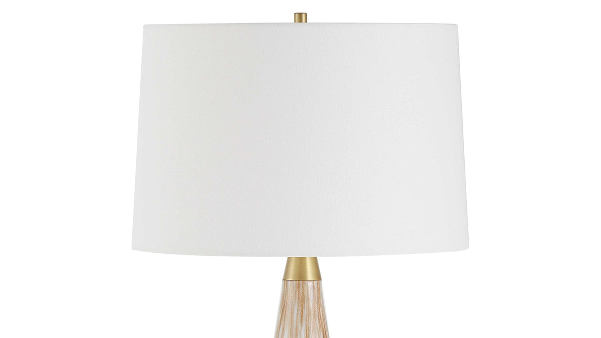 Lyra - Table Lamp - White &amp; Gold