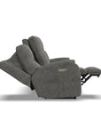 Penn - Transitional Fabric Power Reclining Sofa With Power Headrests & Lumbar