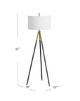 Rowe - Floor Lamp - Black