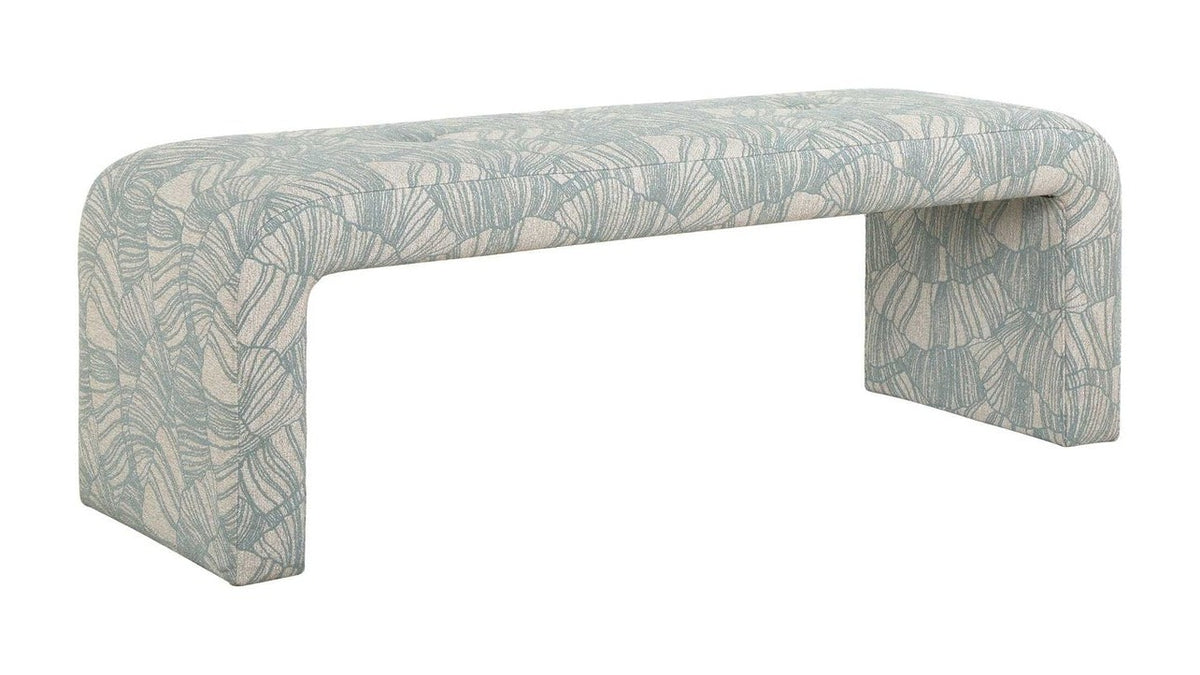 Amie - Bench - Spa Blue