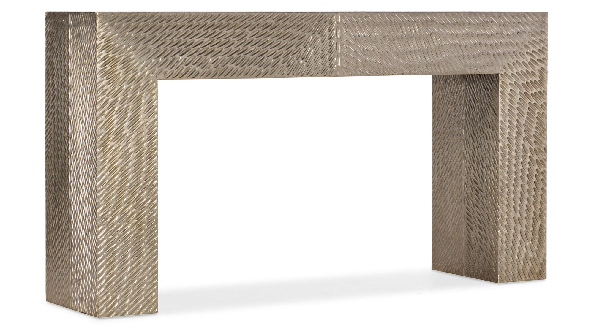 Melange - Tivoli Console Table - Pearl Silver