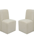 Waterfall - Upholstered Dining Chair Set of 2 - Beige