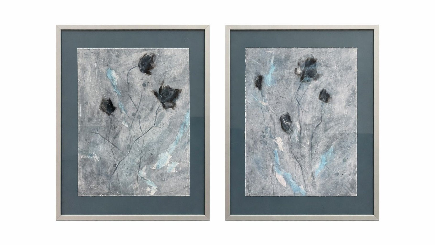 Mystic Framed Print Set of 2 - Blue
