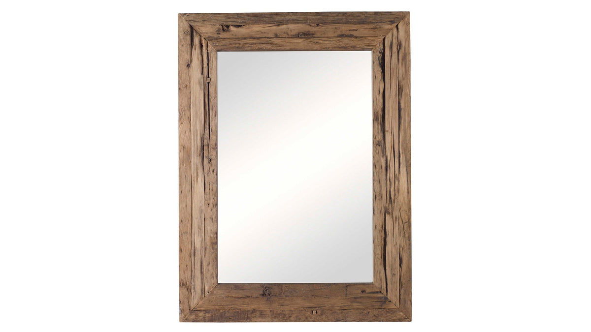 Rennick - Wood Mirror - Dark Brown