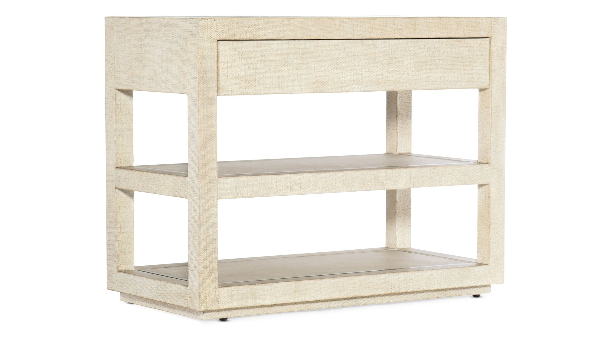 Cascade - 1-Drawer 1-Shelf Nightstand - Beige