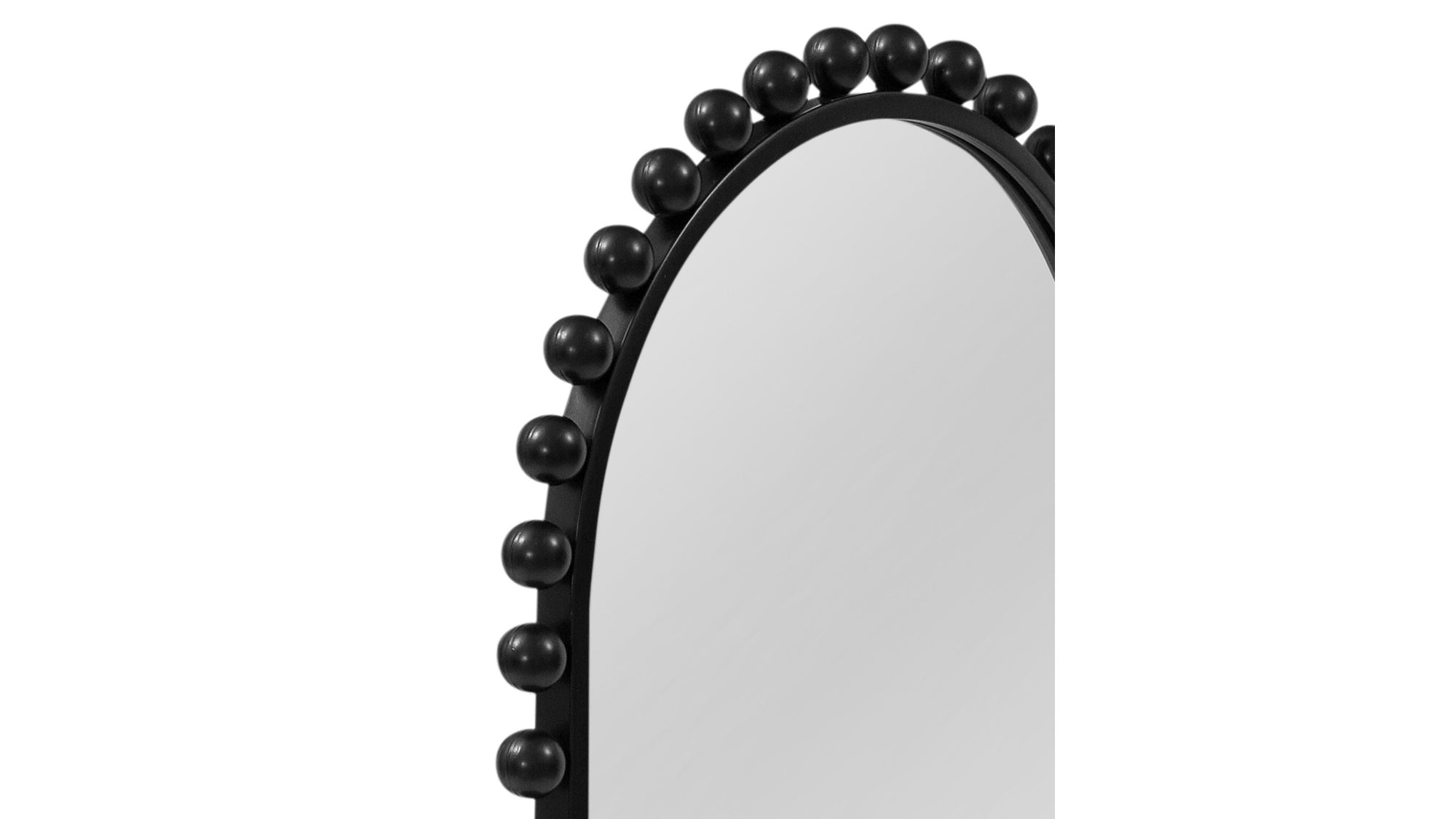 Claria - Tall Wall Mirror - Black