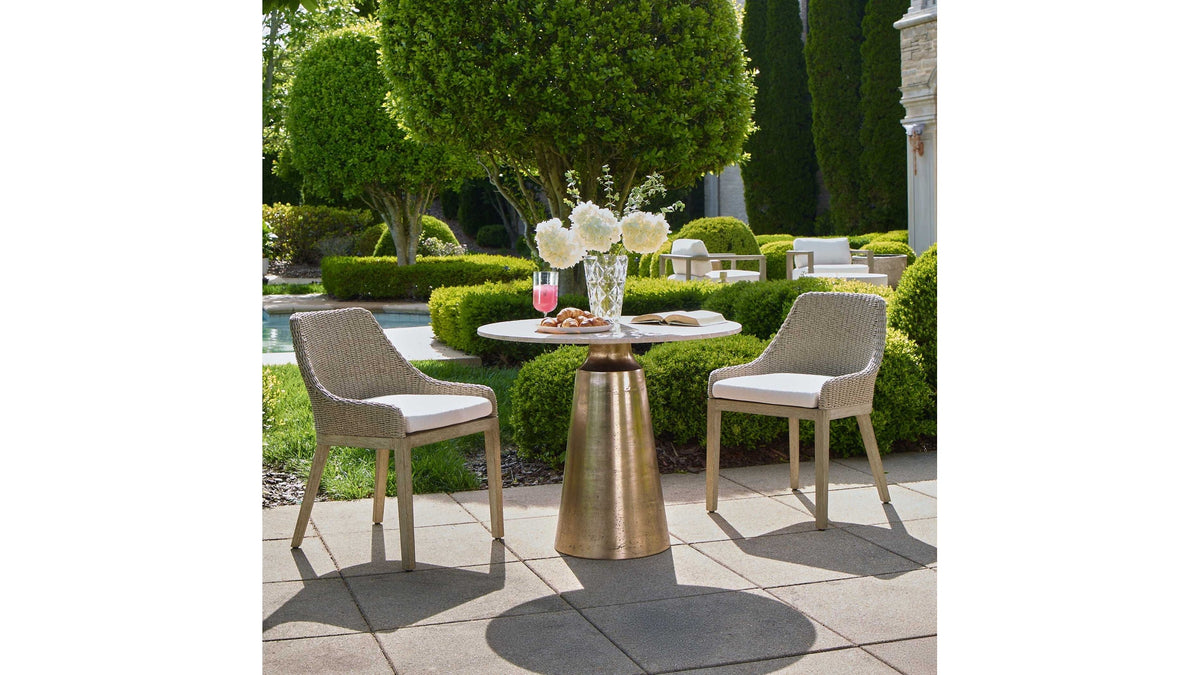 Midsummer - Indoor-Outdoor Bistro Table - Brass