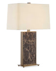 Lafferty - Marble Table Lamp - Dark Brown