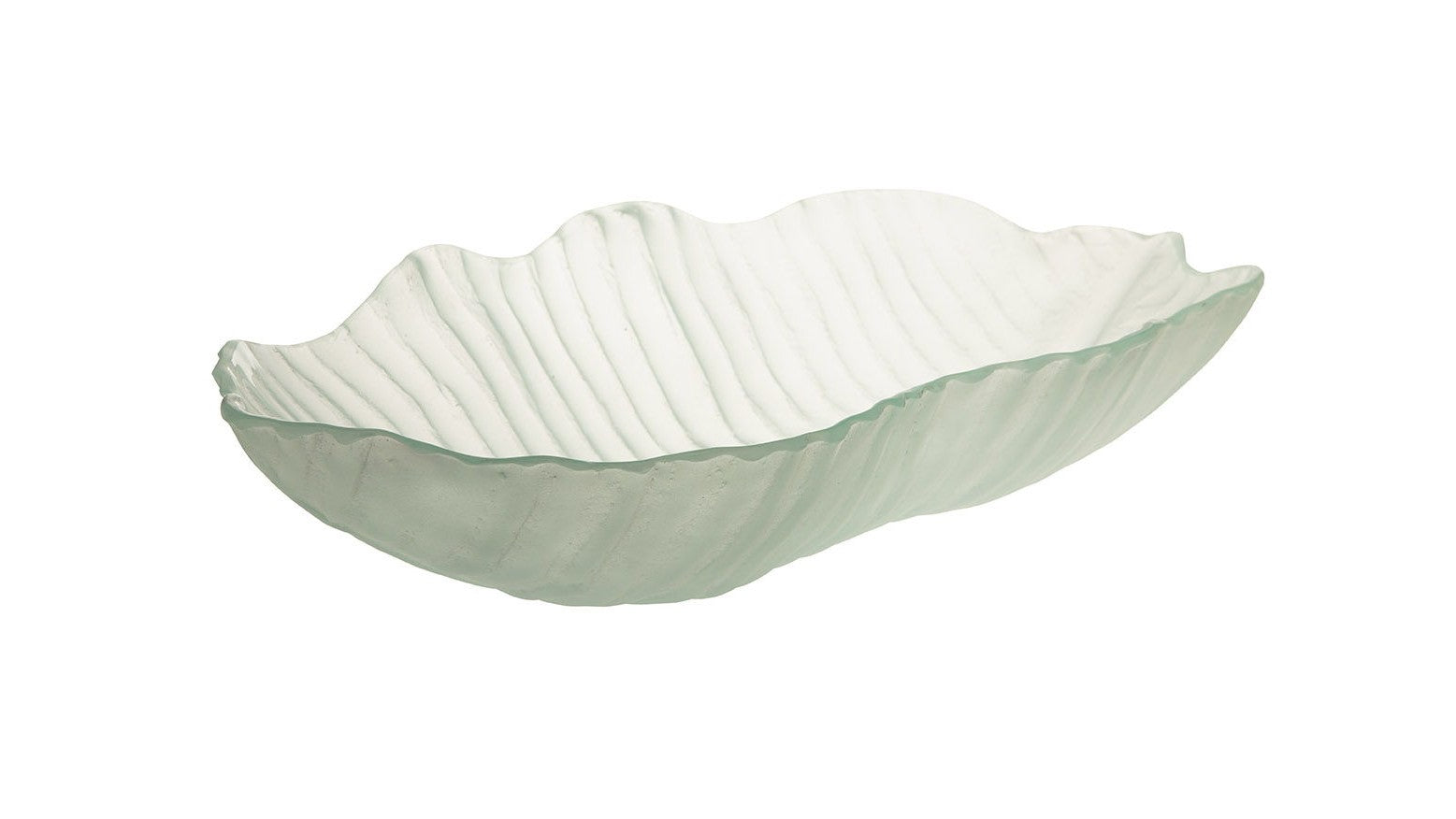 Small Glass Bowl Set Set of 2 - White