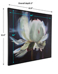 Peony - Framed Floral Art - Black
