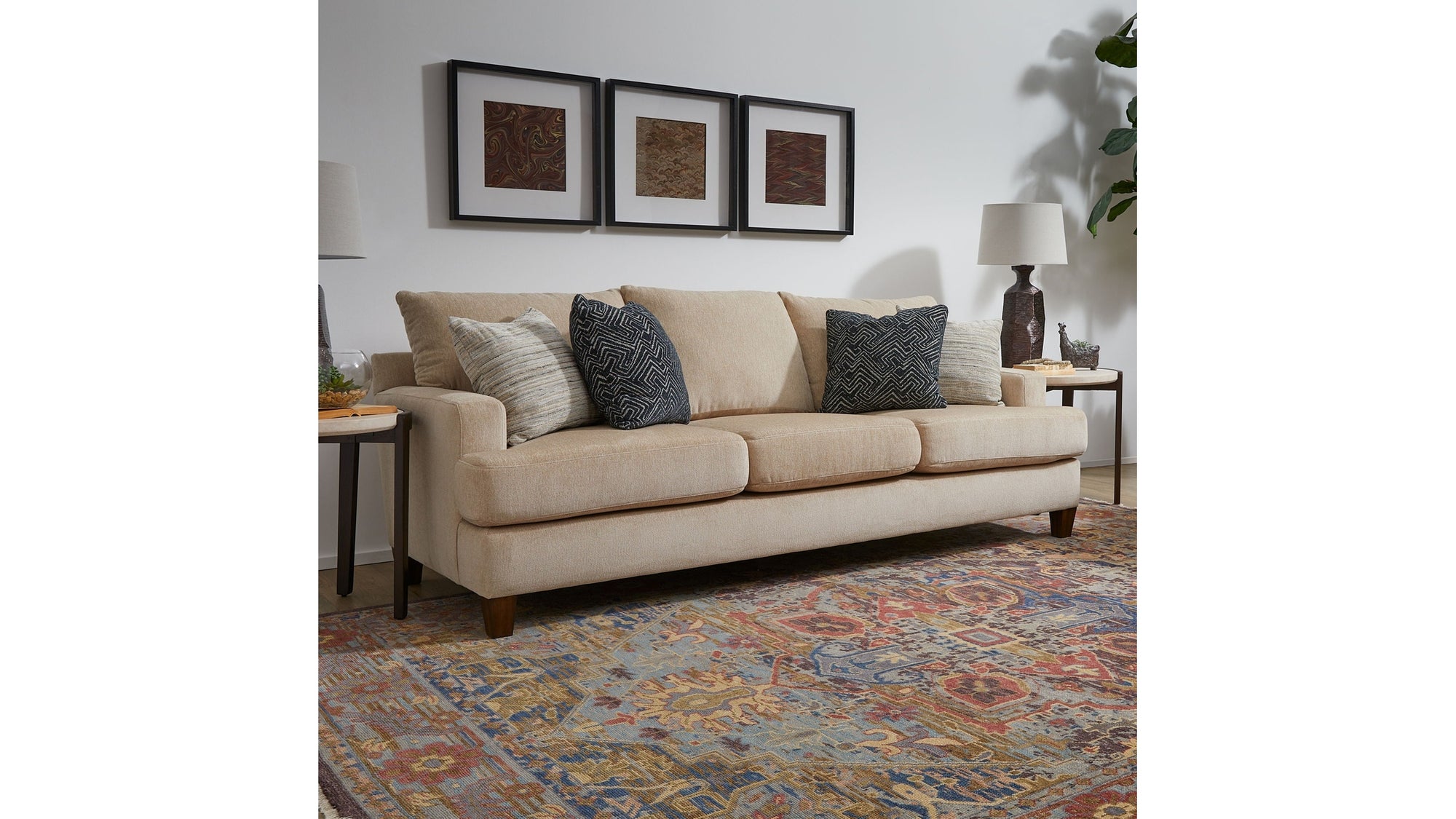 Cole - Fabric Stationary Sofa