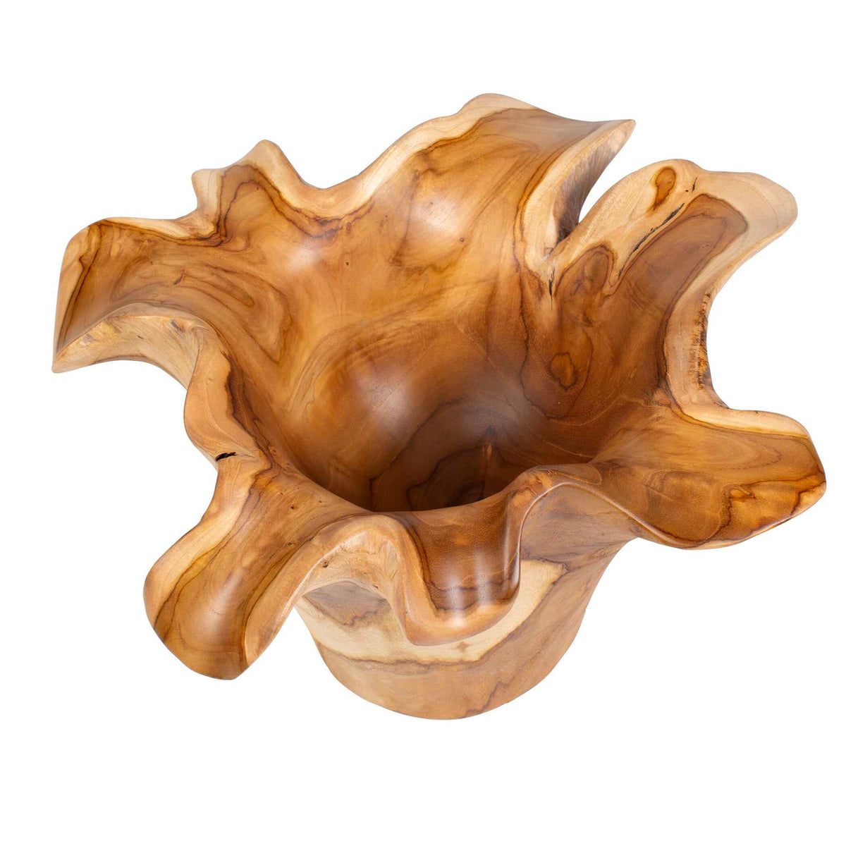 Teak Flow - Outdoor Bowl - Natural