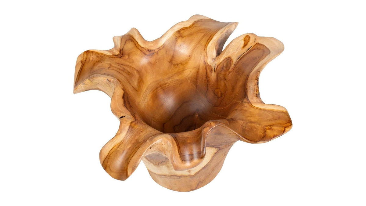 Teak Flow - Outdoor Bowl - Natural