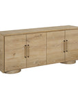 Evanston - 4 Door Natural Oak Cabinet - Woodtone