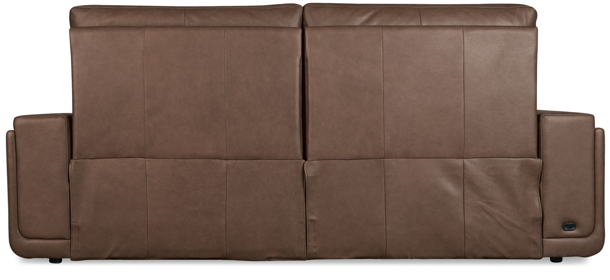 MS - Simone ZG 2 over 2 Power Sofa With Power Headrest and BT speaker - Brown