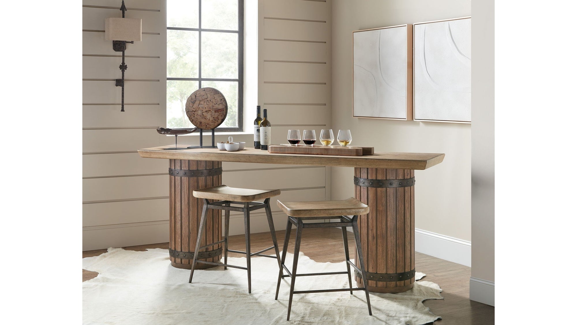 Vineyard Row - Console Table - Dark Brown